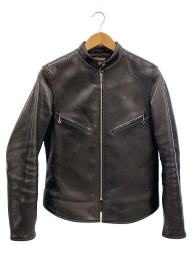 商品画像：シングルライダースジャケット/38/馬革/BRW 1