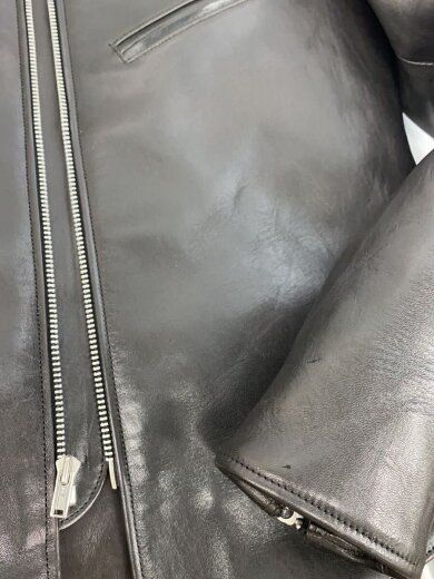 商品画像：シングルライダースジャケット/38/馬革/BRW 9