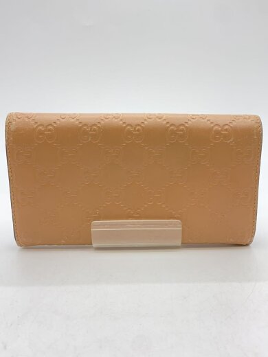 商品画像：コンチネンタルウォレット_マイクログッチシマ/レザー/BEG/レディース 2