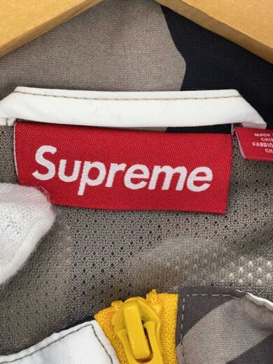 商品画像：25SS/Contrast Zip Track Jacket/L/ナイロン/GRY/カモフラ 3