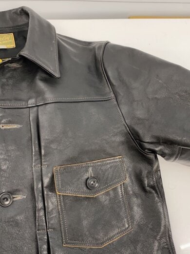 商品画像：TYPE I LEATHER JACKET/40/馬革/BLK 6