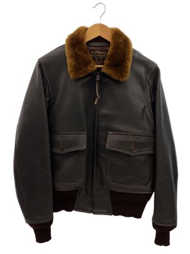 商品画像：G-1/MIL-J-7823/フライトジャケット/38/山羊革/BLK/BR80096/BR80114 1