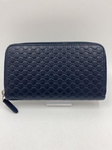 画像：GUCCI長財布_マイクログッチシマ/レザー/NVY/メンズ2
