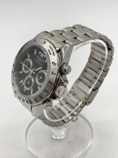 商品画像：クォーツ腕時計/アナログ/ステンレス/BLK/SLV/TGM615 2