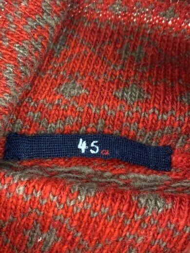 商品画像：ニット・セーター(厚手)/3/ウール/RED/総柄/71118087 3