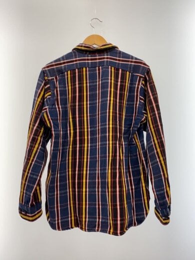 商品画像：長袖シャツ/M/コットン/NVY/チェック 2