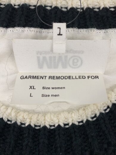 商品画像：ニット・セーター(厚手)/L/コットン/BLK/無地/S52GP0148 4