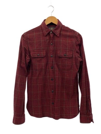 商品画像：長袖シャツ/XS/コットン/RED/チェック/782509090001 1