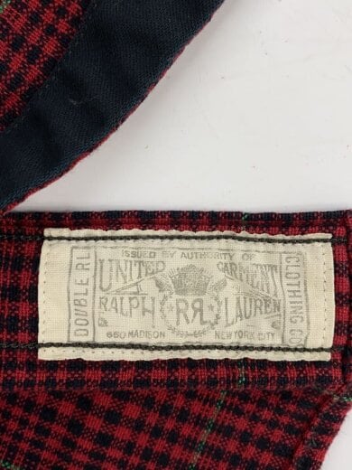 商品画像：長袖シャツ/XS/コットン/RED/チェック/782509090001 5