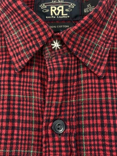 商品画像：長袖シャツ/XS/コットン/RED/チェック/782509090001 7