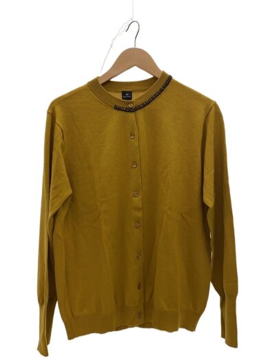 商品画像：カーディガン(薄手)/XXL/ウール/YLW/無地/437980 1