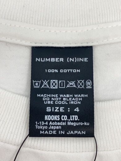 商品画像：Tシャツ/4/コットン/WHT/プリント// 3