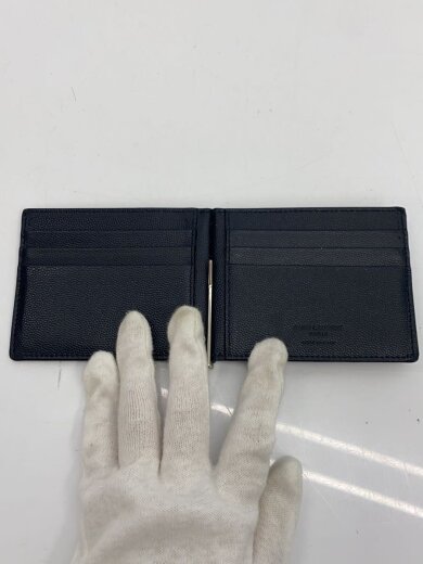 商品画像：2つ折り財布/レザー/NVY/無地/メンズ/378005・1017// 4