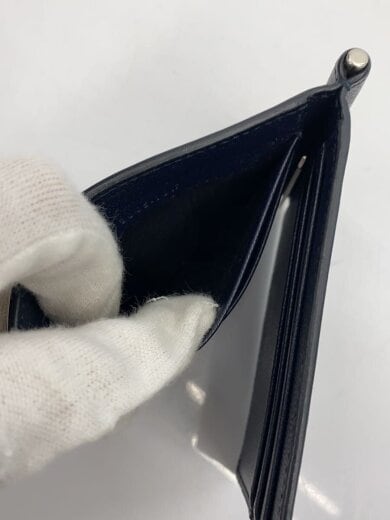 商品画像：2つ折り財布/レザー/NVY/無地/メンズ/378005・1017// 5