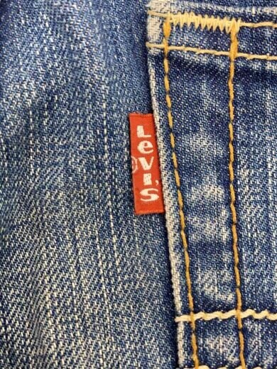 商品画像：カーゴパンツ/28/デニム/IDG/0L708-0002/レザーパッチ欠損 4