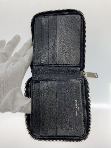 商品画像：2つ折り財布/レザー/BLK/メンズ/HPP418984 7