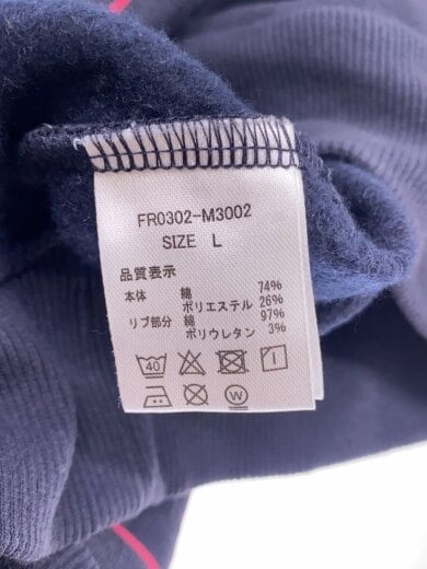 商品画像：スウェット/L/コットン/NVY/ボーダー/FR0302-M3002 4