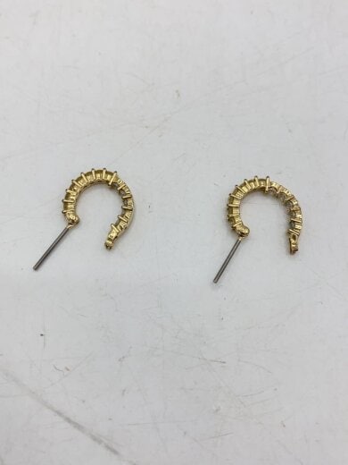 商品画像：フープピアス/--/スワロフスキー/GLD/レディース 2