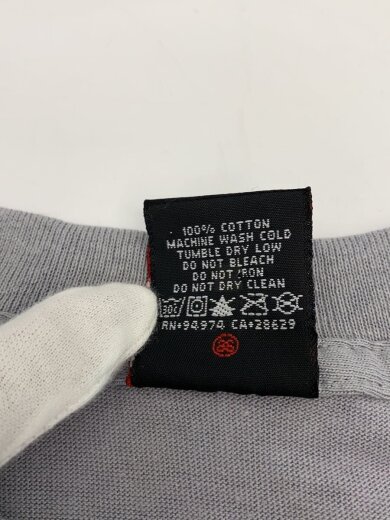 商品画像：長袖Tシャツ/M/コットン/GRY/プリント 4