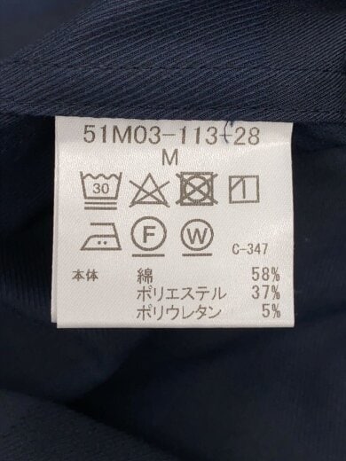 商品画像：長袖シャツ/M/コットン/NVY/チェック/51M03-113-28 4