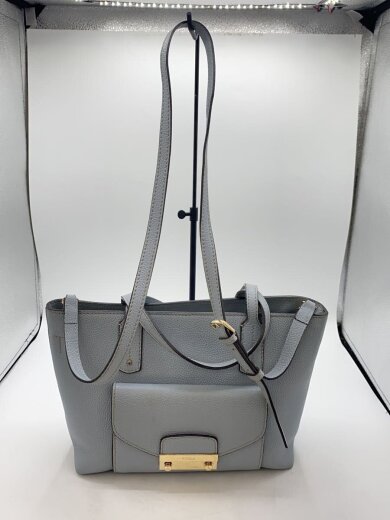 商品画像：2way/ショルダーバッグ/レザー/GRY/無地 8