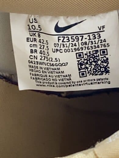 商品画像：AIR FORCE 1 LOW_エア フォース 1 07/27.5cm/WHT 7
