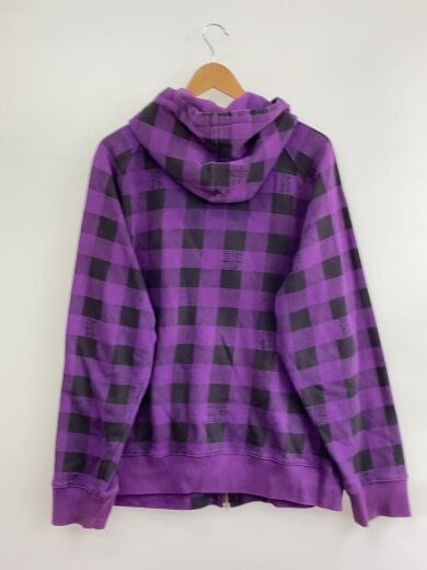 商品画像：ジップパーカー/XL/コットン/PUP/チェック 2