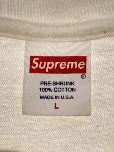 商品画像：21AW/Est.1994/Tシャツ/L/コットン/WHT/プリント/首回り黄ばみ、毛玉有り 3