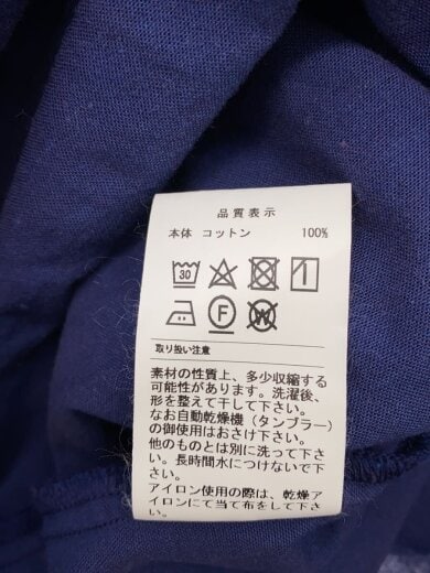 商品画像：スキッパーシャツ/3/コットン/NVY/無地 4