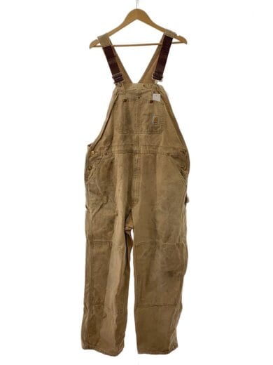 商品画像：メキシコ製/ダブルニー/ダック地/オーバーオール/42/コットン/BEG/無地 1