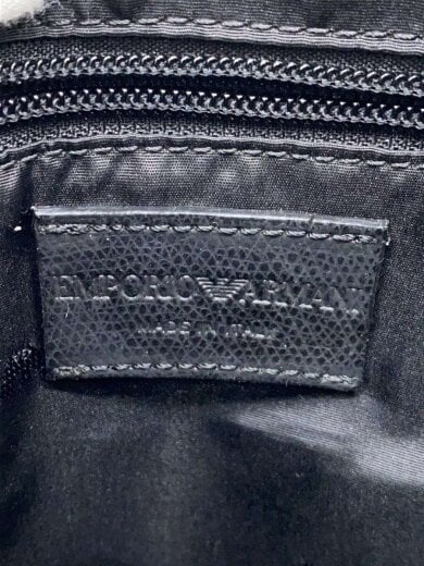 商品画像：ショルダーバッグ/レザー/BLK/無地/Y4M144スレ有 状態考慮/ 5