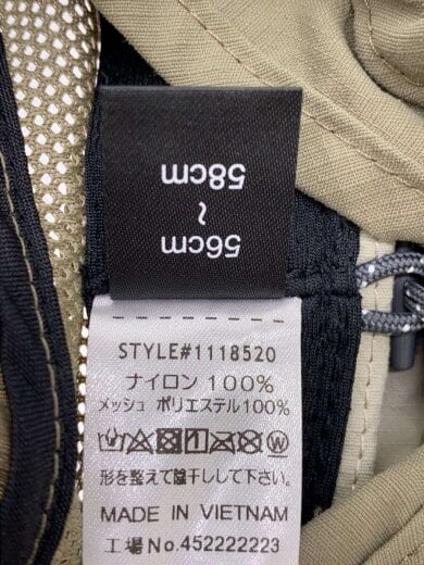 商品画像：ハット/--/ナイロン/KHK/メンズ/1118520 6