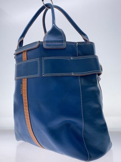 商品画像：トートバッグ/レザー/BLU/無地 2