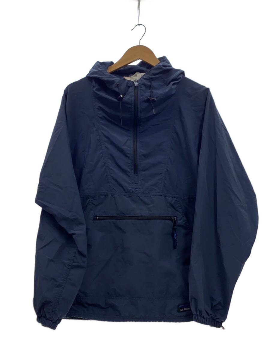 L.L.Bean / 90S/アノラック/ジャケット/M/ナイロン/NVY/無地