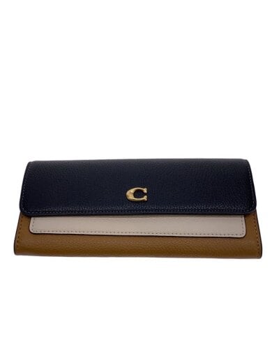 商品画像：ミラ ロングフラップ/長財布/--/BLK/無地/レディース 1