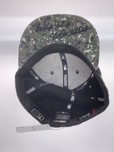 商品画像：キャップ/7 5/8/ウール/BLK/カモフラ/メンズ 4