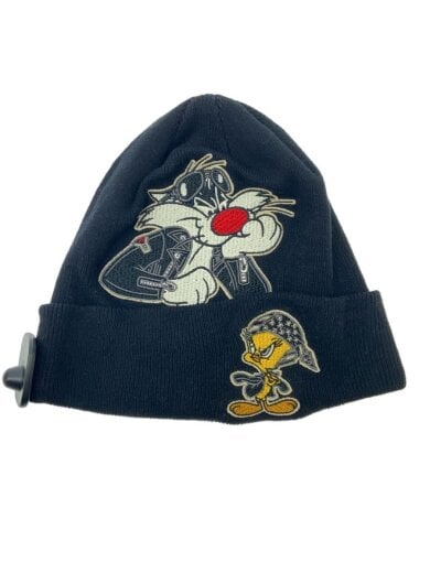 商品画像：ニットキャップ/--/コットン/BLK/メンズ 1