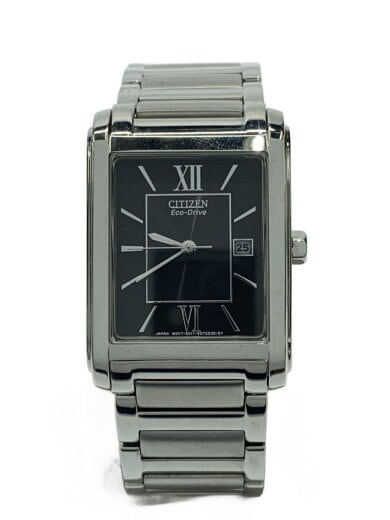 商品画像：ソーラー腕時計/アナログ/--/BLK/SLV/E011-S045193// 1