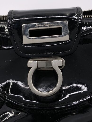 商品画像：ハンドバッグ/エナメル/BLK/無地/FZ-21 8