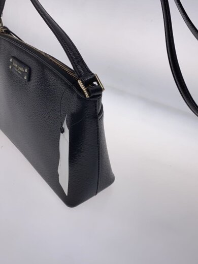 商品画像：ショルダーバッグ/レザー/BLK/無地/v101 2