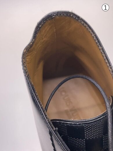 商品画像：ダミエ・アンフィニ レザーチャッカブーツ/7ハーフ/BLK/ 7