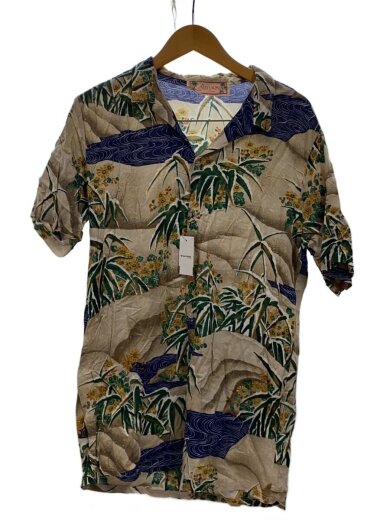商品画像：CALIFORNIA/半袖シャツ/XL/レーヨン/BRW/総柄/0756/ 1