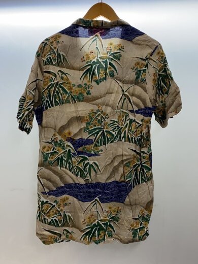 商品画像：CALIFORNIA/半袖シャツ/XL/レーヨン/BRW/総柄/0756/ 2