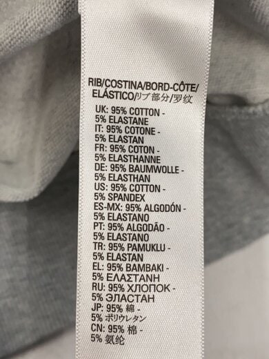 商品画像：スウェット/M/コットン/GRY/プリント 5