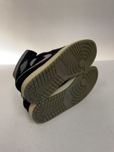 商品画像：AIR JORDAN 1 MID/エアジョーダンミッド/ブラック/554724-060/26cm/BLK 4
