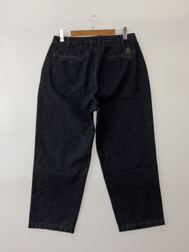 商品画像：ダブルニー/ストレートパンツ/L/デニム/BLK/無地/24SS-B01 2