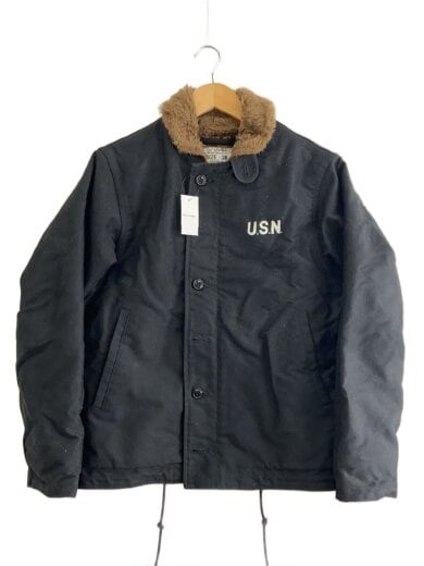 商品画像：デッキジャケット/38/コットン/BLK/無地/5N-1X 1