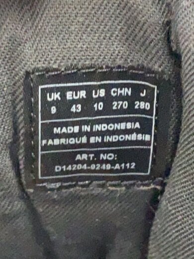 商品画像：ハイカットスニーカー/28cm/BLK 5