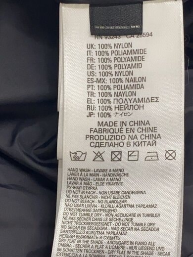 商品画像：コート/M/ナイロン/BLK/無地/00E8F203 5