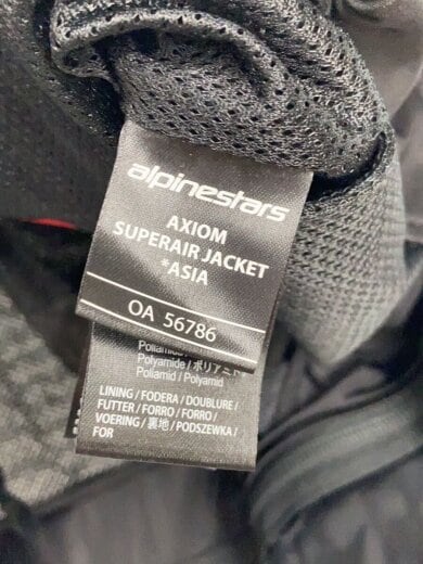 商品画像：31011 スポーツウェアー/XXL/BLK/31011/AXIOM SUPERAIR JACKET 4